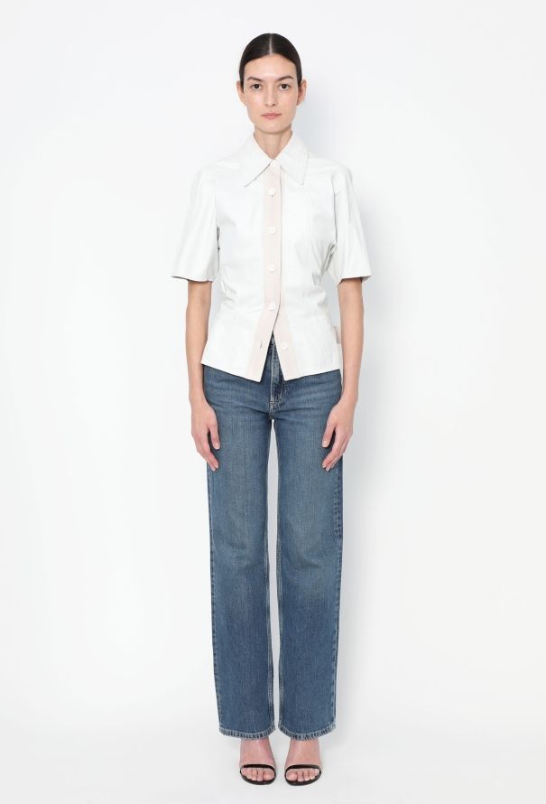 Céline 2017 Belted Lambskin Top - 2