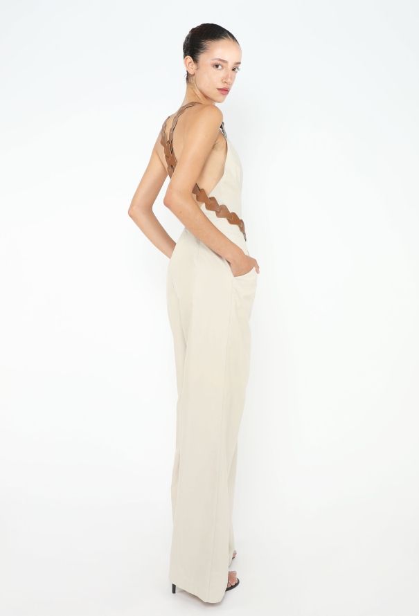 Thierry Mugler Rare S/S 2001 Trojan Belted Jumpsuit - 4