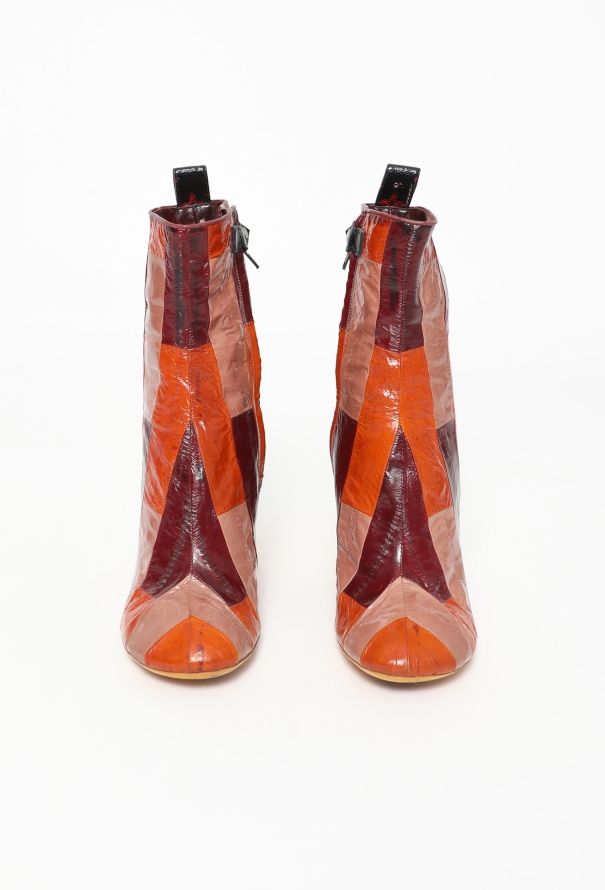 Louis Vuitton S/S 2015 'Swinging' Patchwork Boots - 4