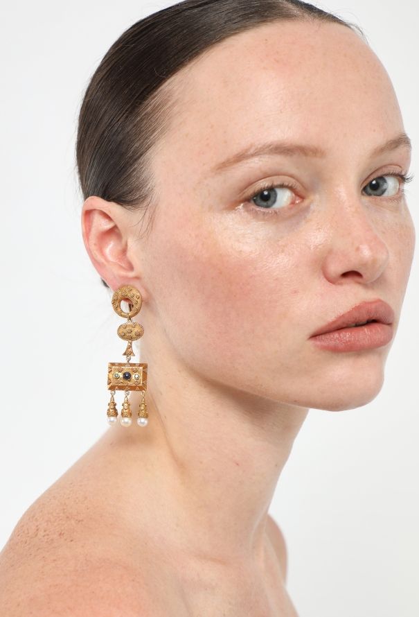 Ilias Lalaounis RARE 1960s Hellenistic Gold Earrings - 2