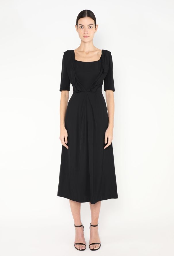 Prada 2019 Asymmetrical Ruched Dress - 1