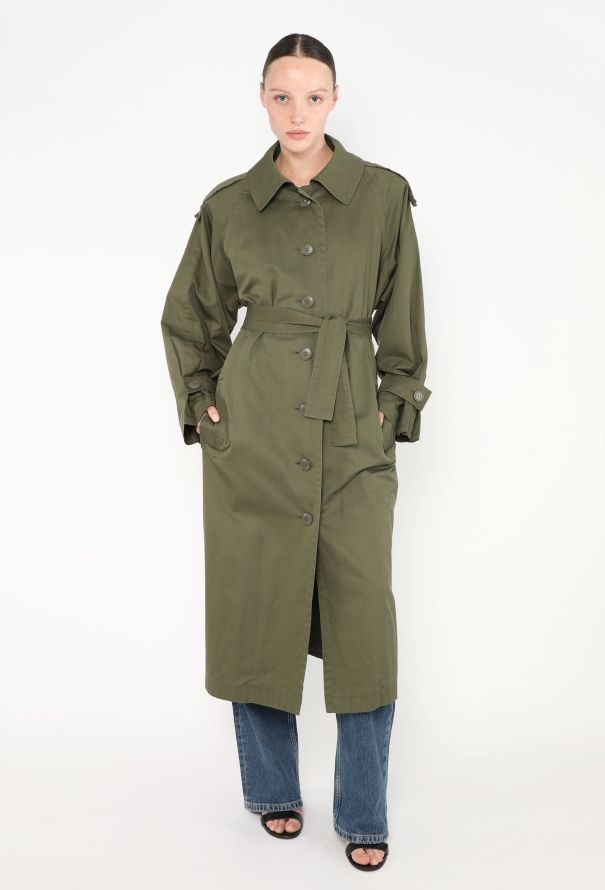 Saint Laurent '70s Classic Belted Trench Coat - 1