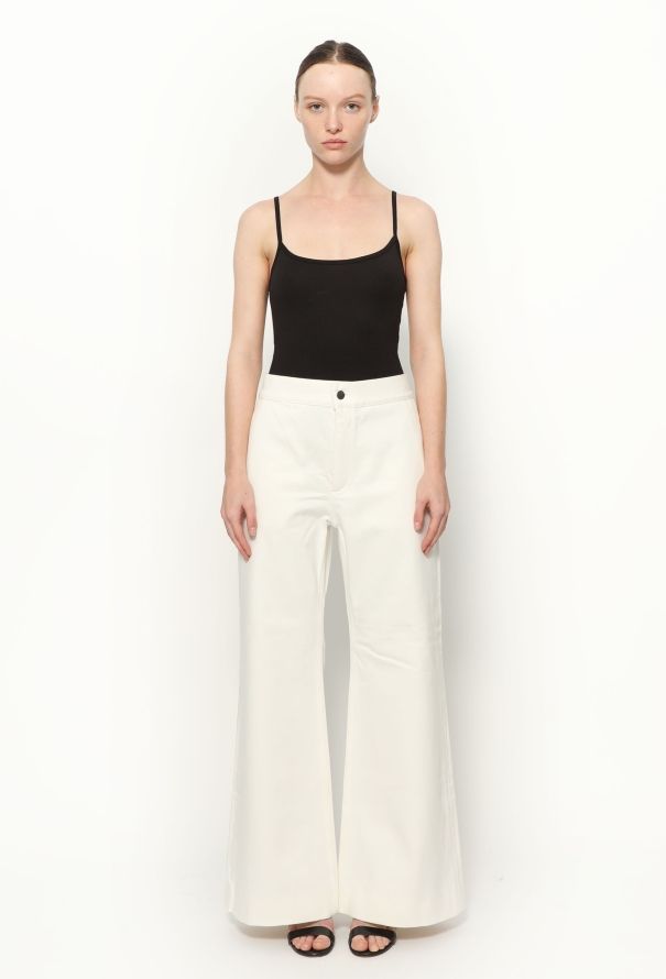 Céline Flared Wide-Leg Jeans - 1