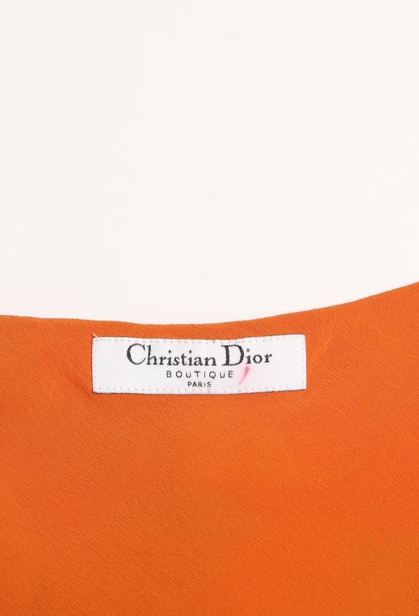 Dior 2006 Ruffled Chiffon Top - 5