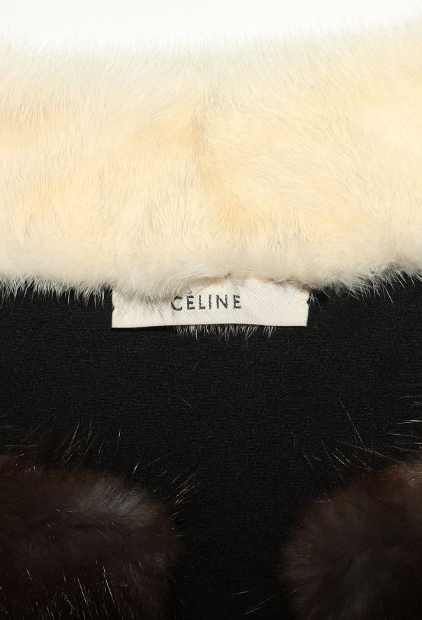 Céline F/W 2012 Colorblock Mink Fur Coat - 7