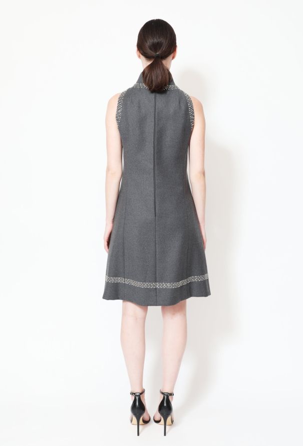 Geoffrey Beene '60s Embellished Trim Shift Dress - 4