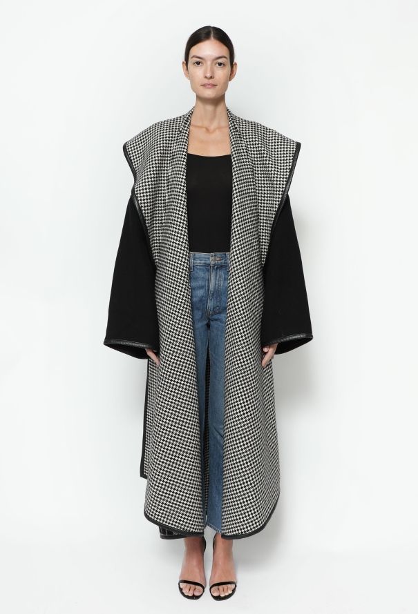 Balenciaga Resort 2020 Checkered Wool Coat - 3