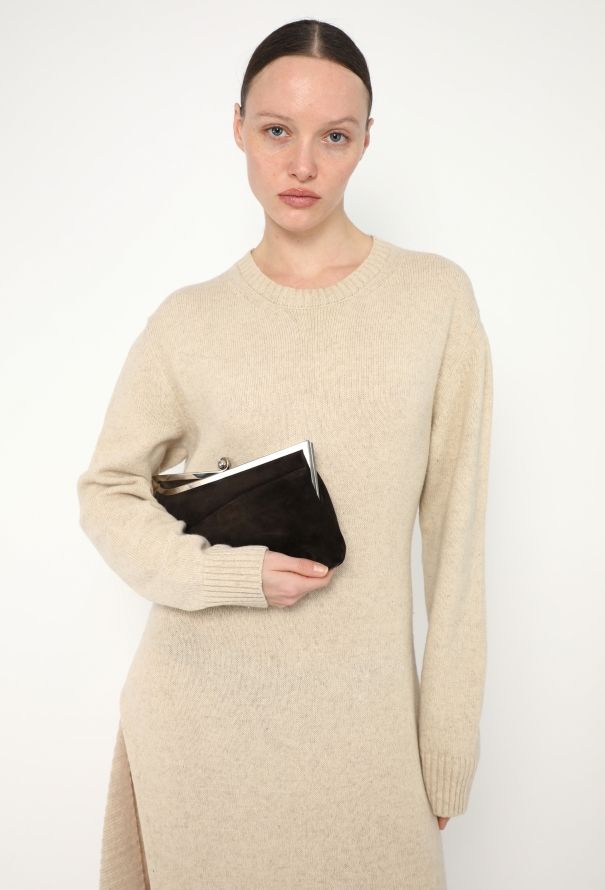 Cesare Puccini Suede Clutch - 2