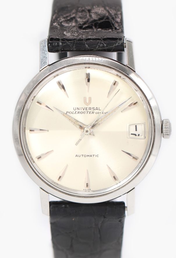 Universal Genève 1960s Polerouter Date Micro-Rotor Watch - 2