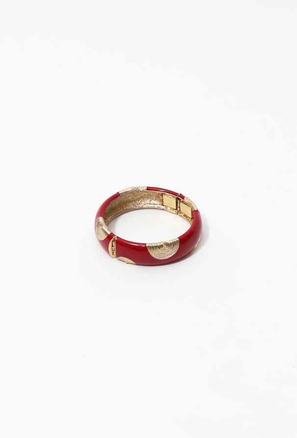 Balenciaga Vintage Resin Bangle Bracelet - 6