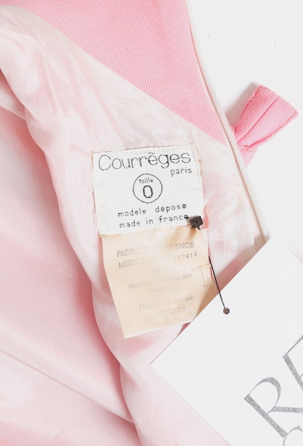 Courrèges 70s Bow Shift Dress - 4