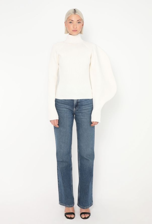 Alaïa F/W 2023 Asymmetrical Ribbed Sweater - 3