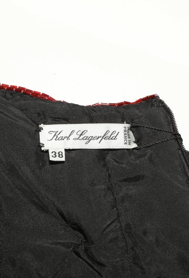 RARE Karl Lagerfeld F/W 1992 Embroidered Ensemble - 8