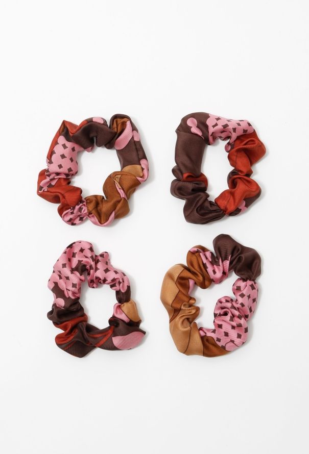 ReSee Atelier Handmade '60s Graphic Print Scrunchie - 4
