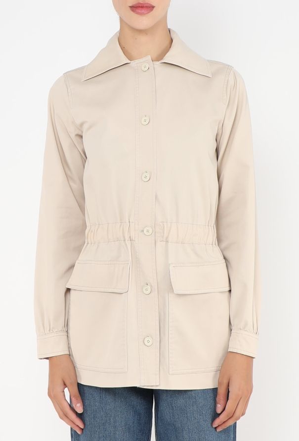 Saint Laurent RARE S/S 1973 Cinched Safari Jacket - 1