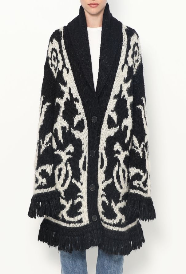 Dior Resort 2018 Fringed Shawl Cardigan - 4