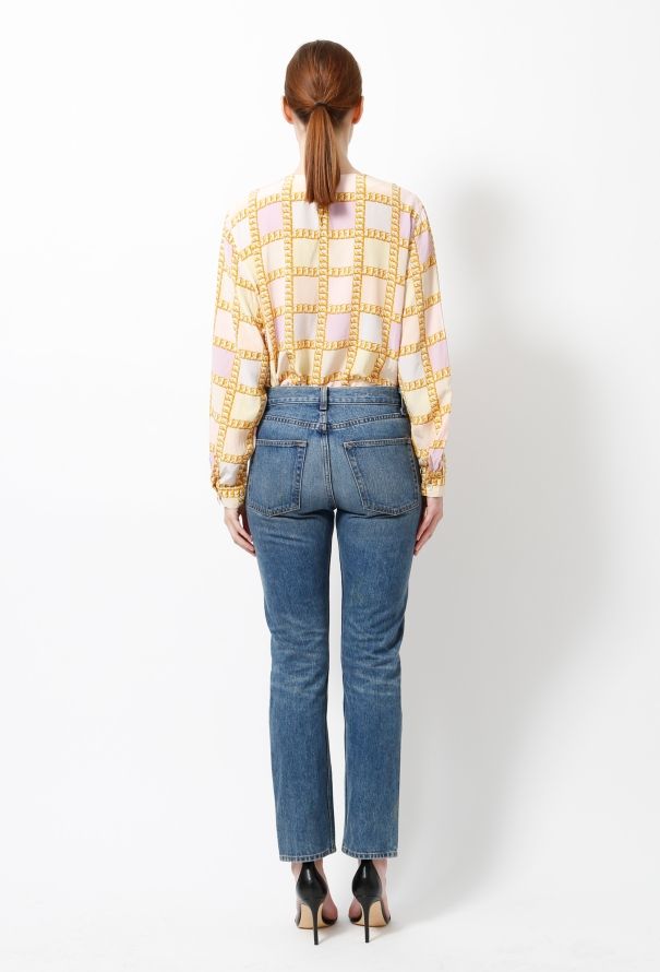 Céline 80s Chainlink Blouse - 4