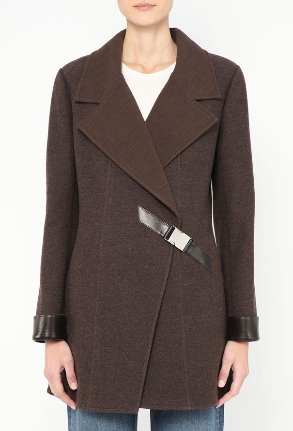 Chanel 2000 Buckled Wool Coat - 2