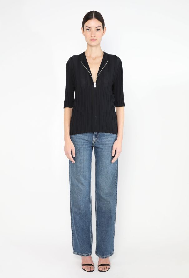Céline 2016 Ribbed Zip Top - 2