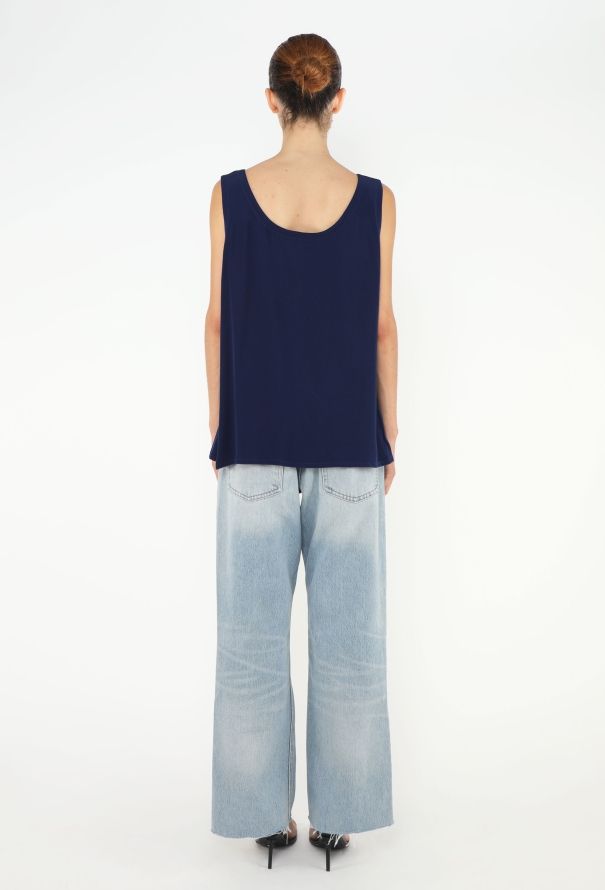 Saint Laurent 1995 Crêpe Tank Top - 3