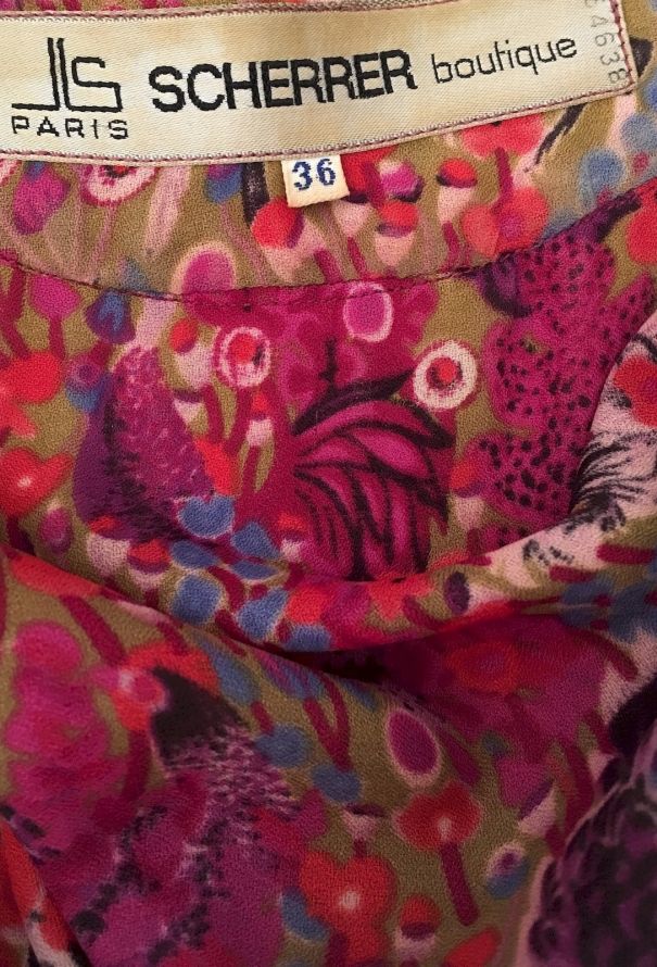 Exquisite Vintage Jean-Louis Scherrer Pleated Dress - 5