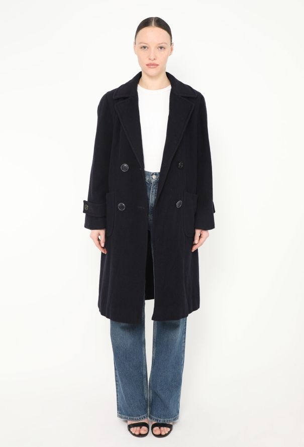 Céline Vintage Vicuña Wool Coat - 1