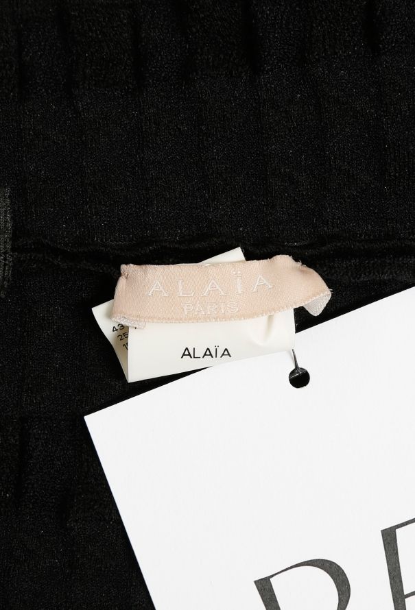 Alaïa Geometric Textured Skirt - 5