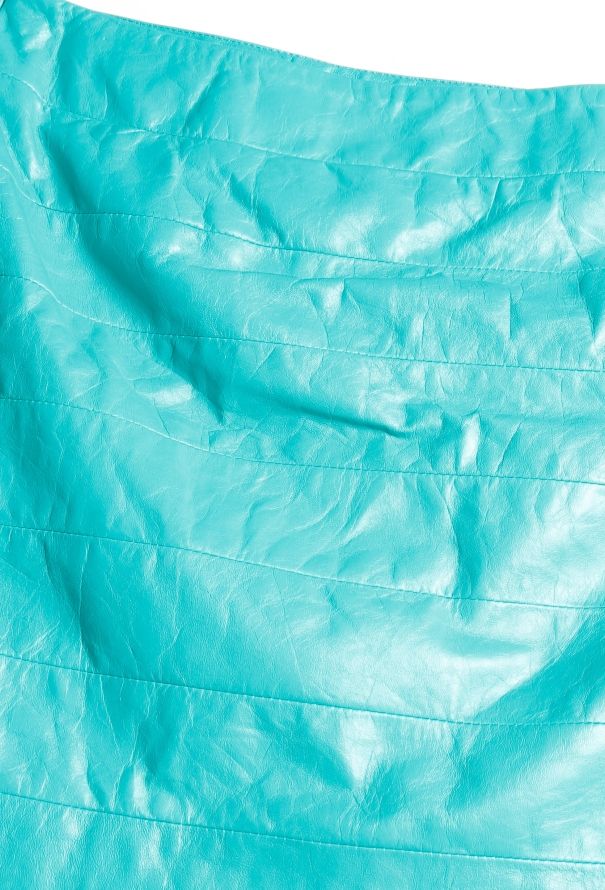 Gianni Versace S/S 2003 Leather Cut-Out Skirt - 7