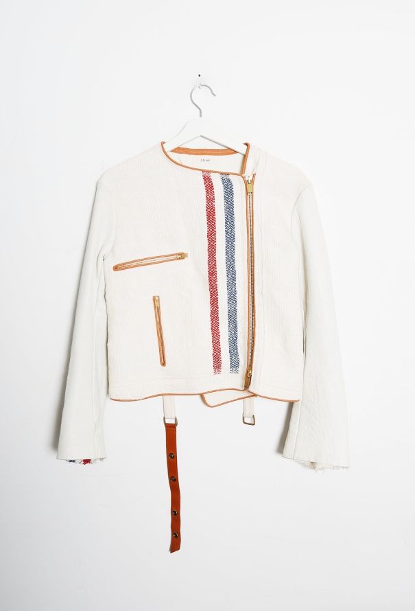 Céline Belted Linen Zip Jacket - 11