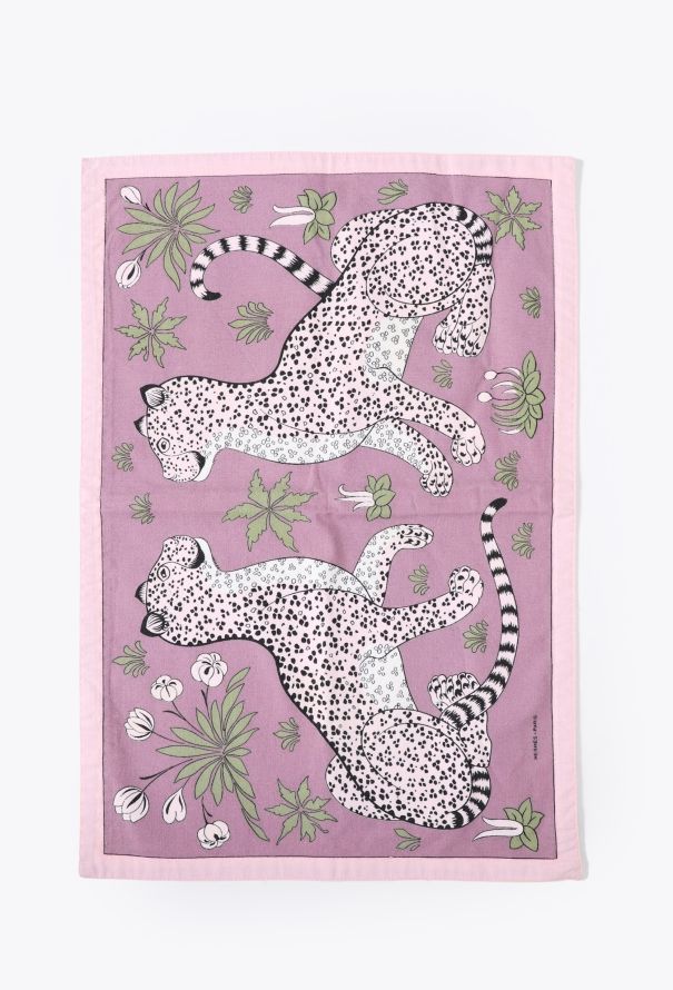 Hermès Vintage 'Les Léopards' Placemat Set - 2