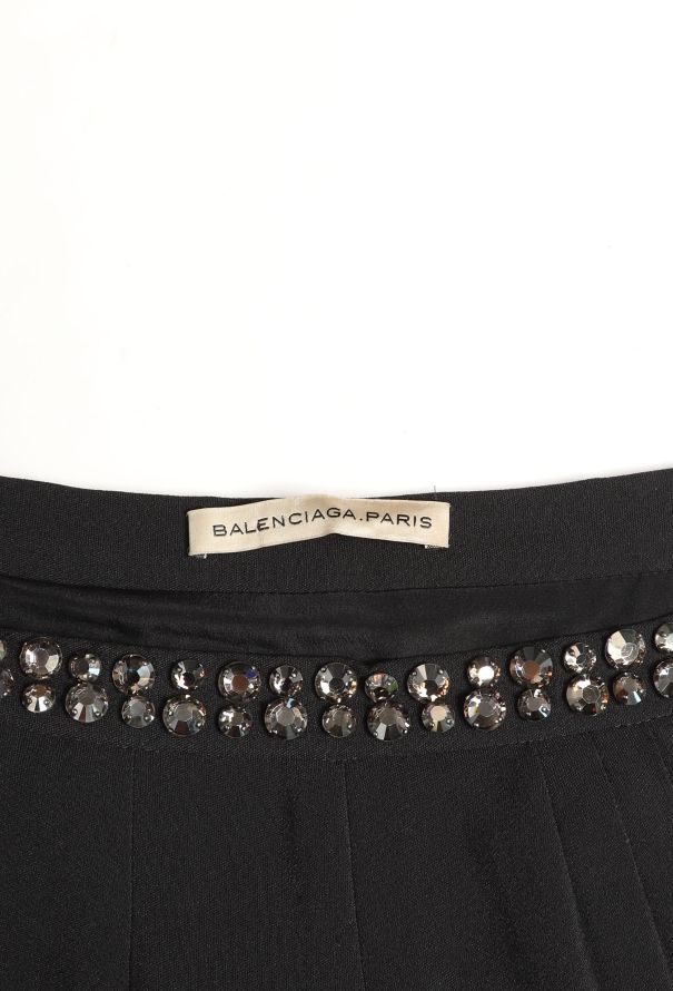 Balenciaga Resort 2009 Embellished Silk Skirt - 5