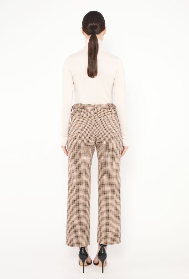Céline Tailored Houndstooth Trousers - 4