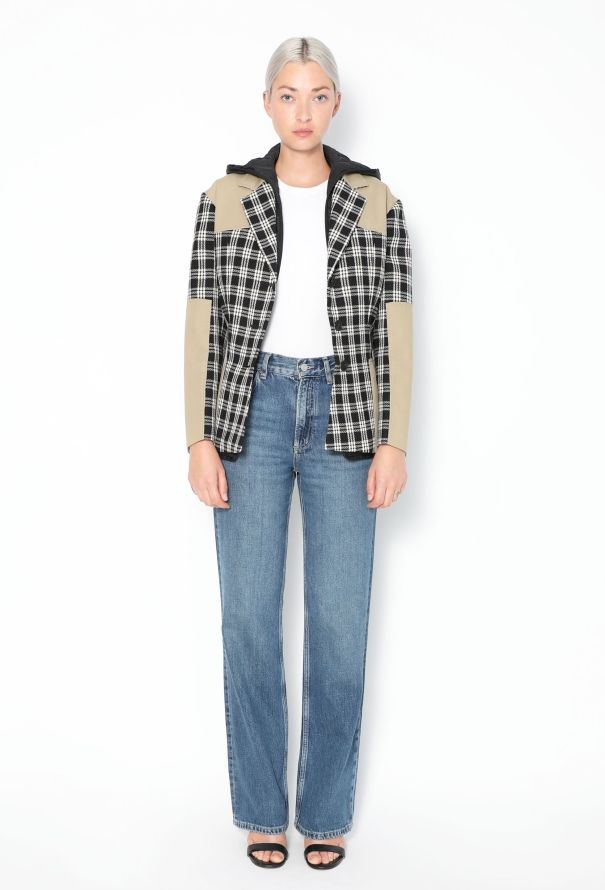 Dior F/W 2022 Hooded Plaid Bar Jacket - 3