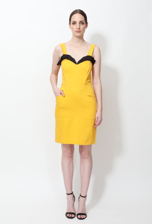 Saint Laurent Vintage Ruffled Dress - 3