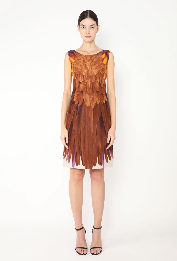 Prada S/S 2005 Silk Feather Dress - 2