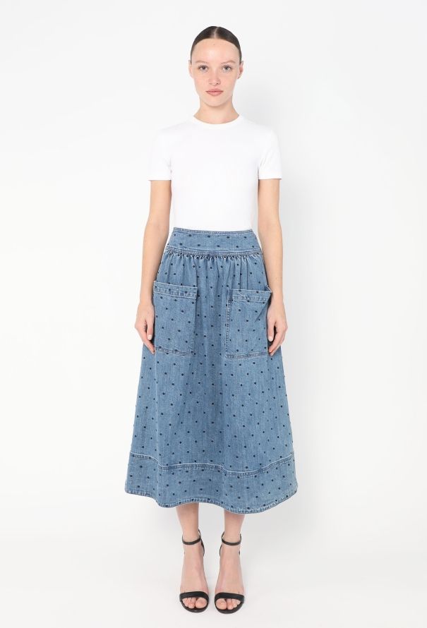 Ulla Johnson Pre-Fall 2018 Denim Skirt - 3