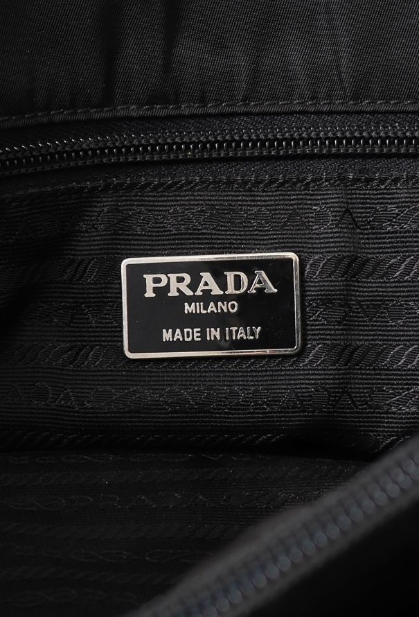 Prada Black Nylon Tote Bag - 11