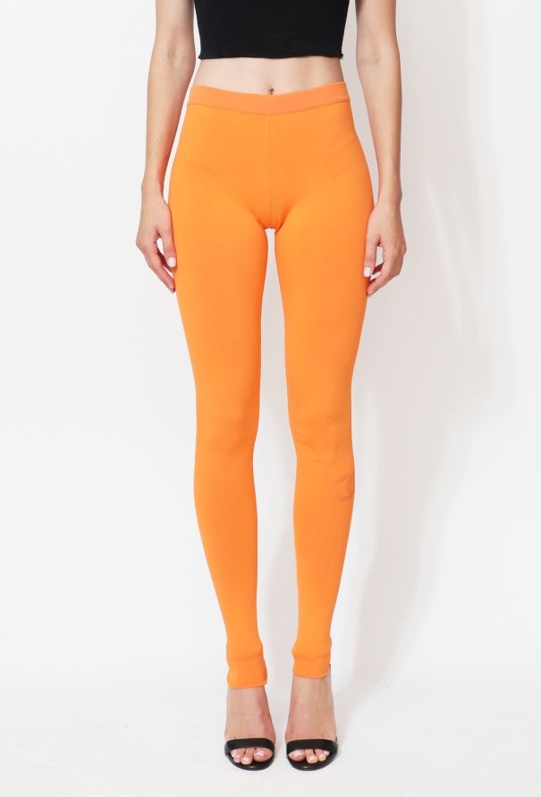 Chanel 2012 Thin Ribbed 'CC' Leggings - 3