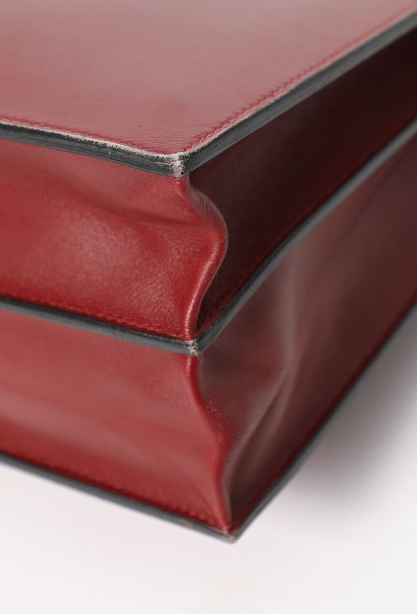 Hermès '90s Rouge H Box Sac à Dépêches - 10