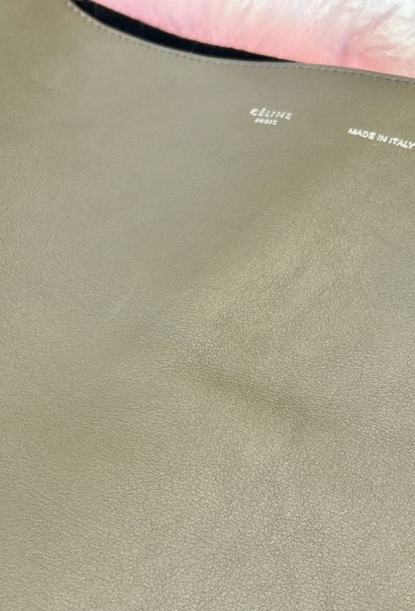 Céline Shearling Twisted Cabas Bag - 12