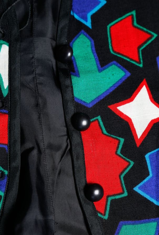 Saint Laurent COLLECTOR S/S 1983 Abstract 'Matisse' Top - 7