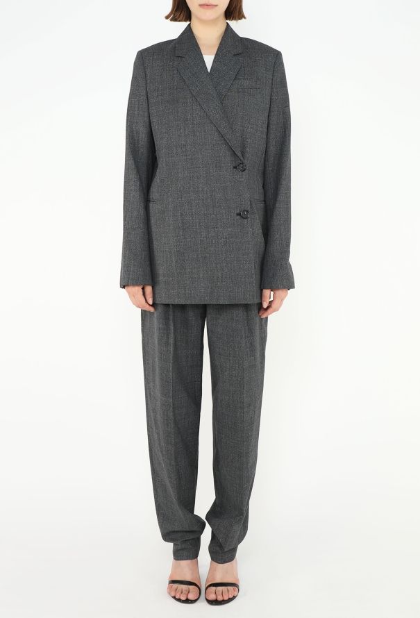 Toteme 2024 Off-Center Wrap Suit - 5