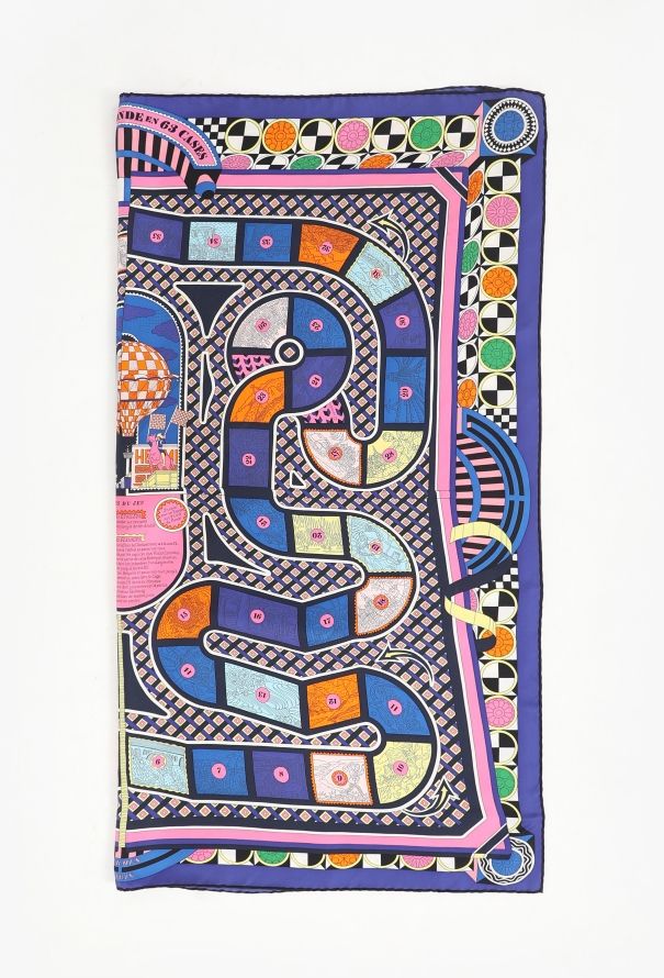 Hermès 2018 'Le Tour Du Monde en 63 Cases' 90cm Carré - 1