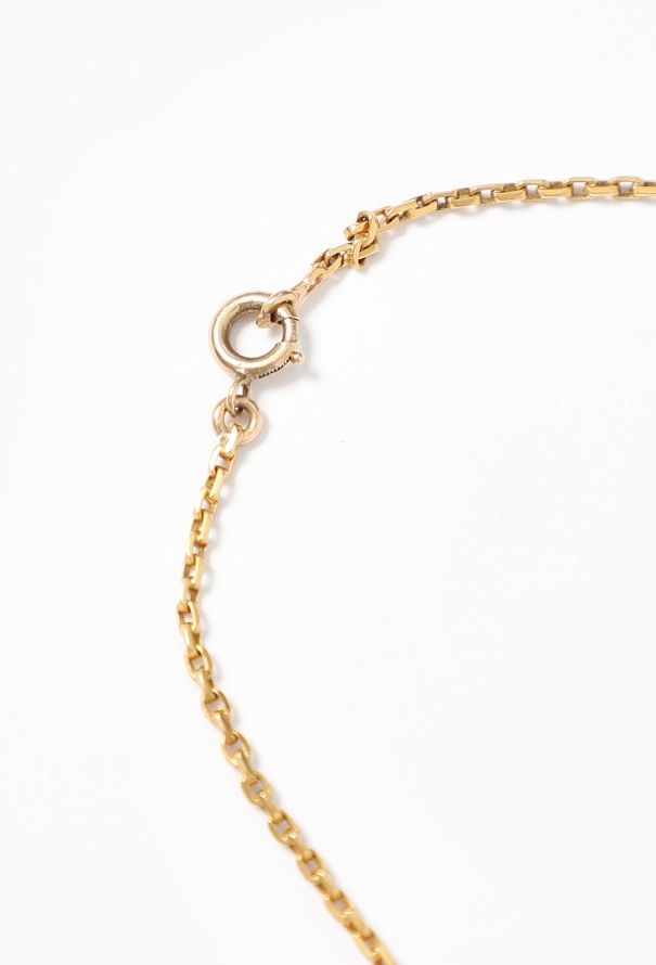 Vintage Fine Jewelry Art Nouveau 18k Yellow Gold & Pearl Necklace - 6