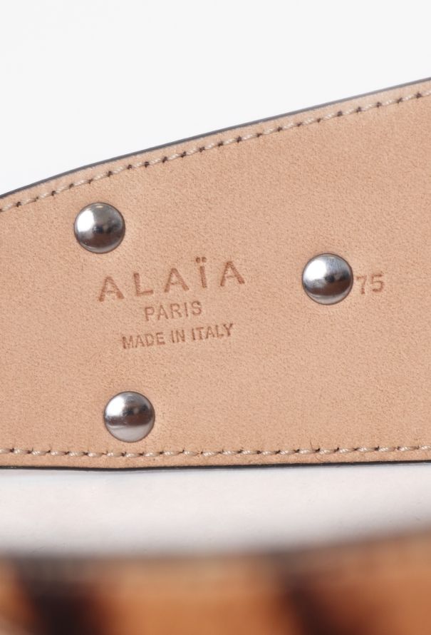 Alaïa 2019 Re-Edition '90 Ponyhair Corset Belt - 5