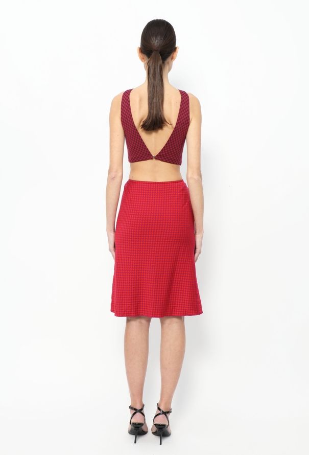Alaïa 2001 Harlequin Halter Ensemble - 5