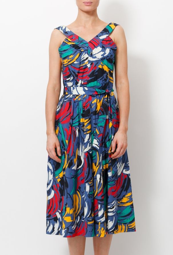 Saint Laurent S/S 1985 Summer Day Dress - 4