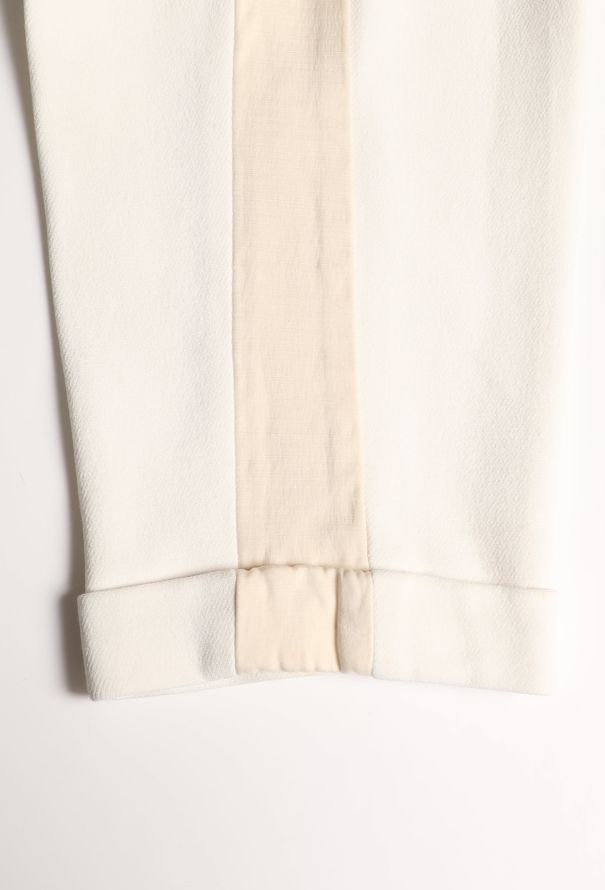 Céline Side-Stripe Silk Trousers - 6