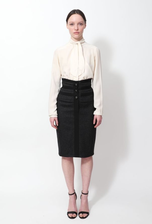 Chanel High waisted 'CC' Skirt - 1