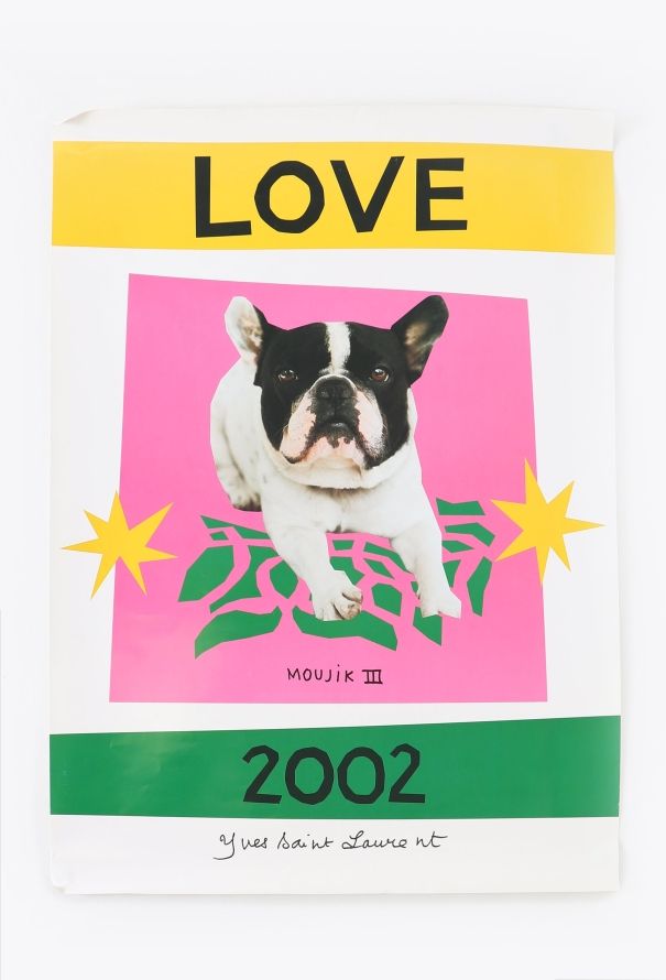 Saint Laurent Limited Edition Original Love Poster, 2002 - 1